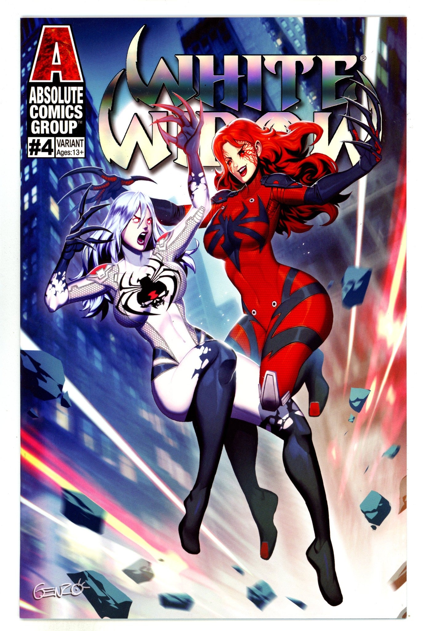 White Widow 4 NM- (9.2) (2020) Genzoman Foil Exclusive Variant 