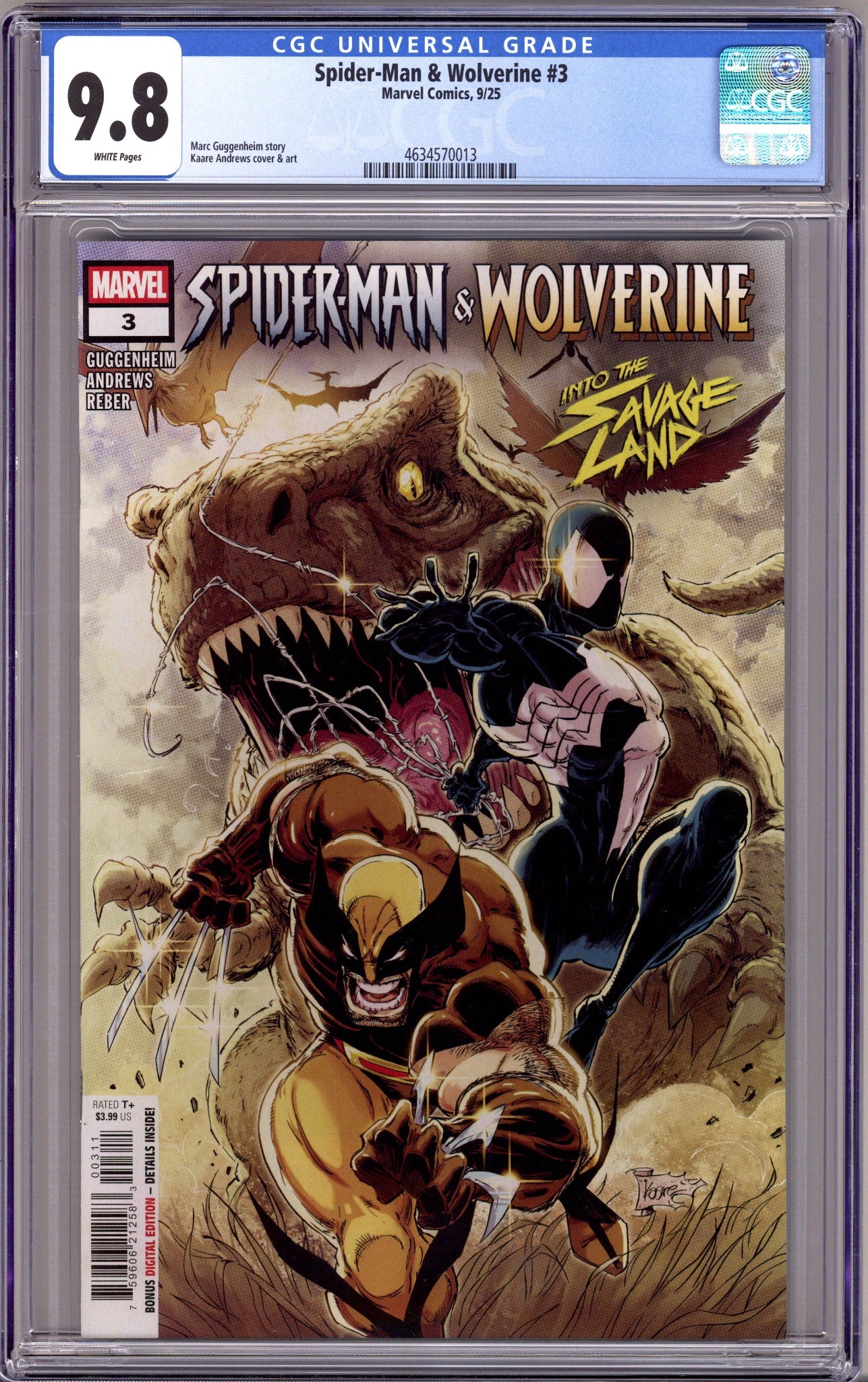 Spider-Man & Wolverine 3 CGC 9.8 (NM/M) (2025) 