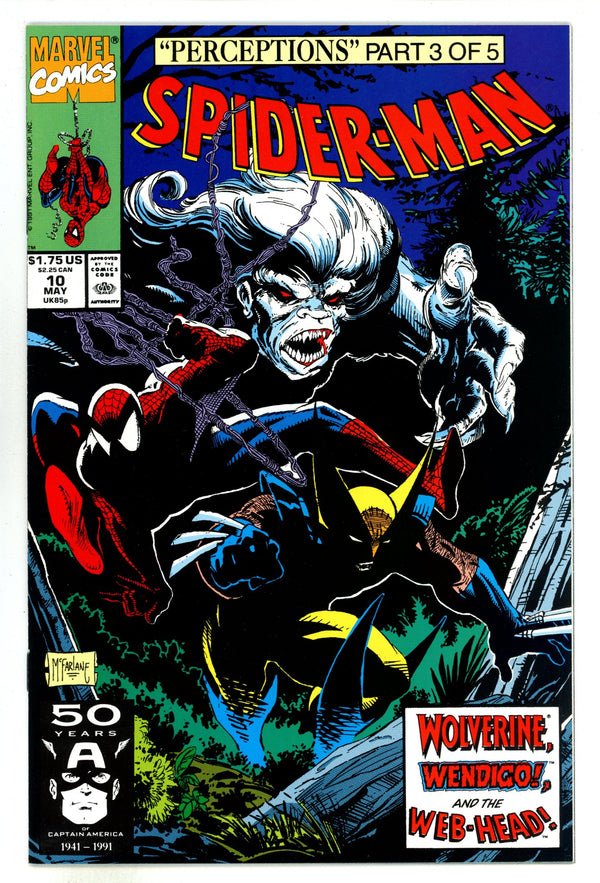 Spider-Man Vol 1 10 NM- (9.2) (1991)