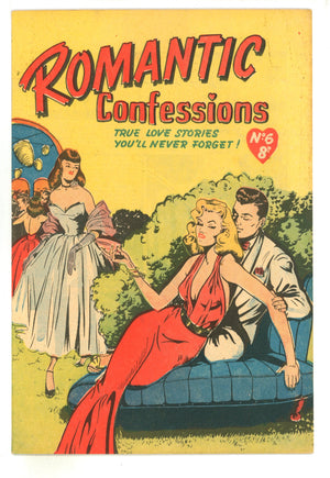 Romantic Confessions 6 FN/VF (7.0) (1952) 