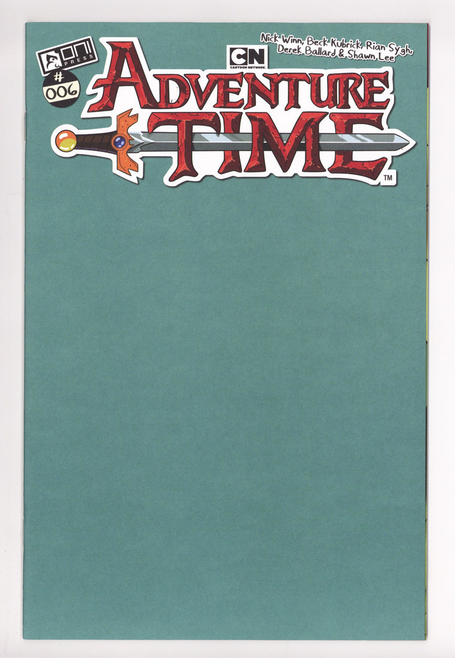 Adventure Time 6 Blank Variant (2025)
