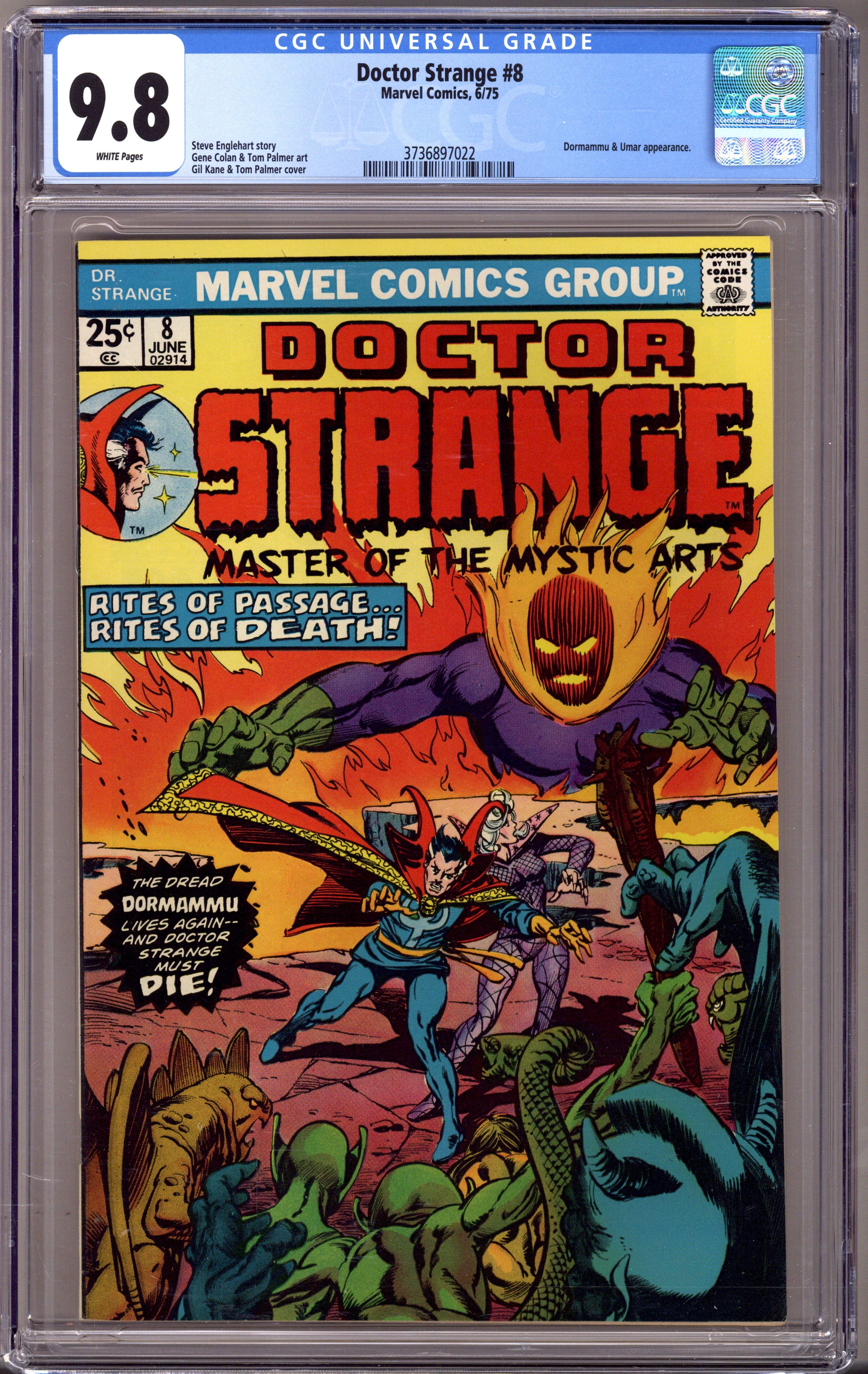 Doctor Strange Vol 2 8 CGC 9.8 (NM/M) (1975) 