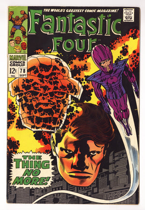 Fantastic Four Vol 1 78  VG- (3.5)   (1968)