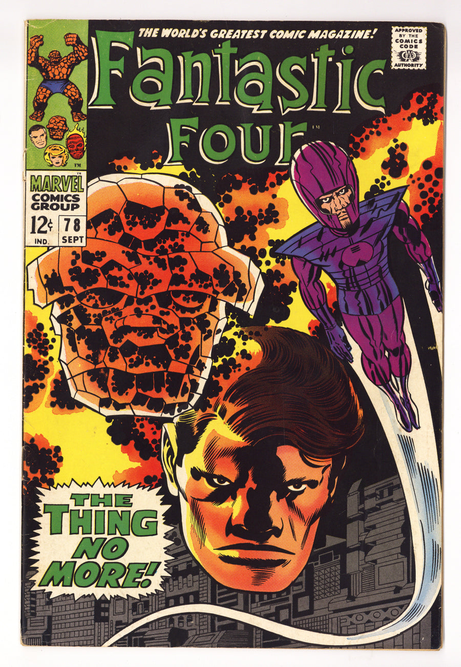 Fantastic Four Vol 1 78  VG- (3.5)   (1968)        