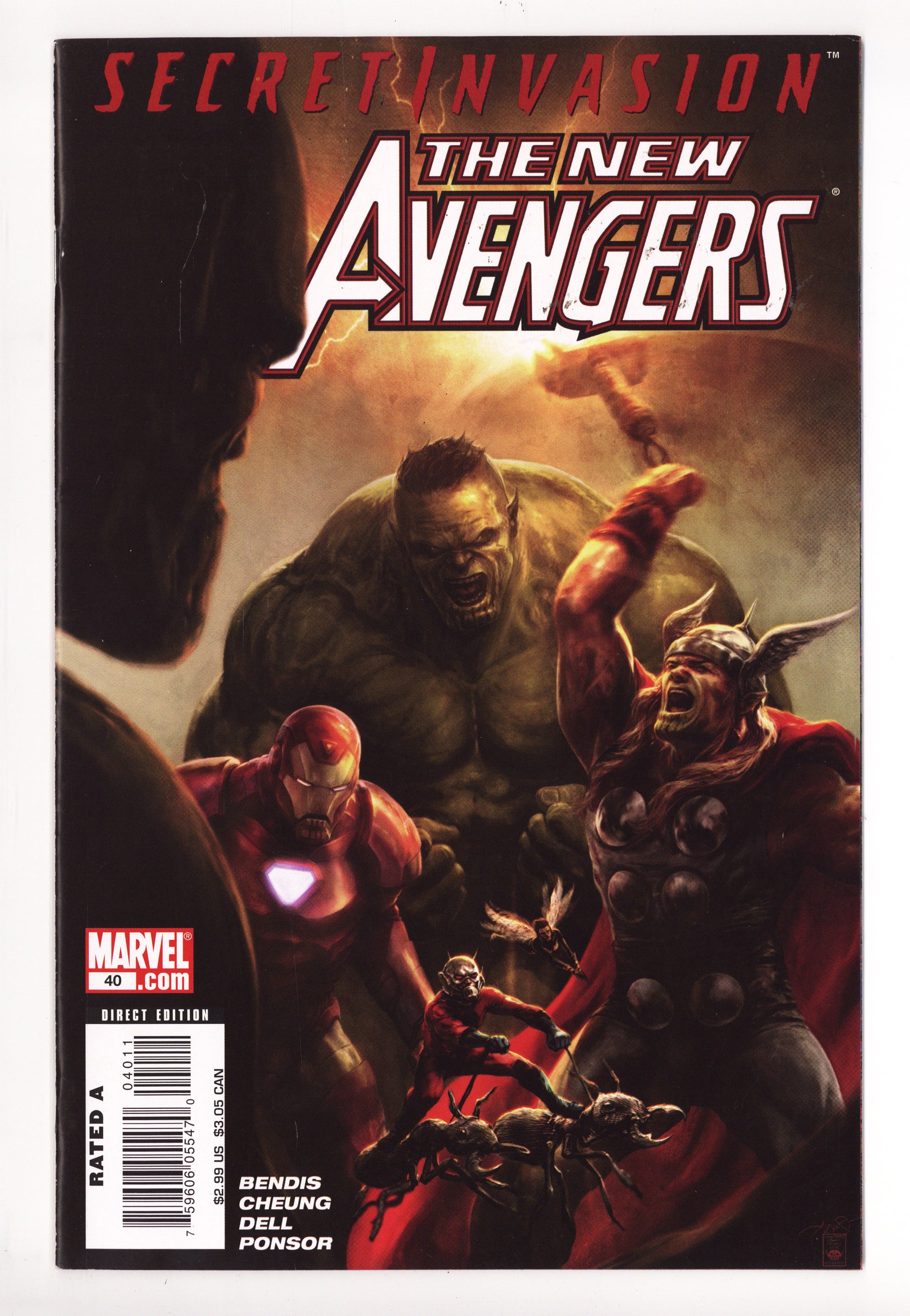 New Avengers Vol 1 40 High Grade (2008) 