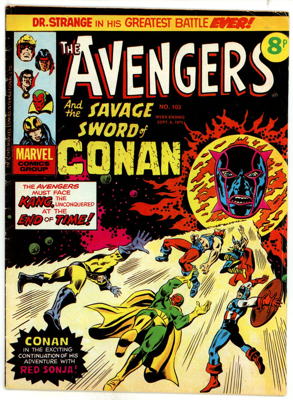 The Avengers 103 FN- (5.5) (1975)