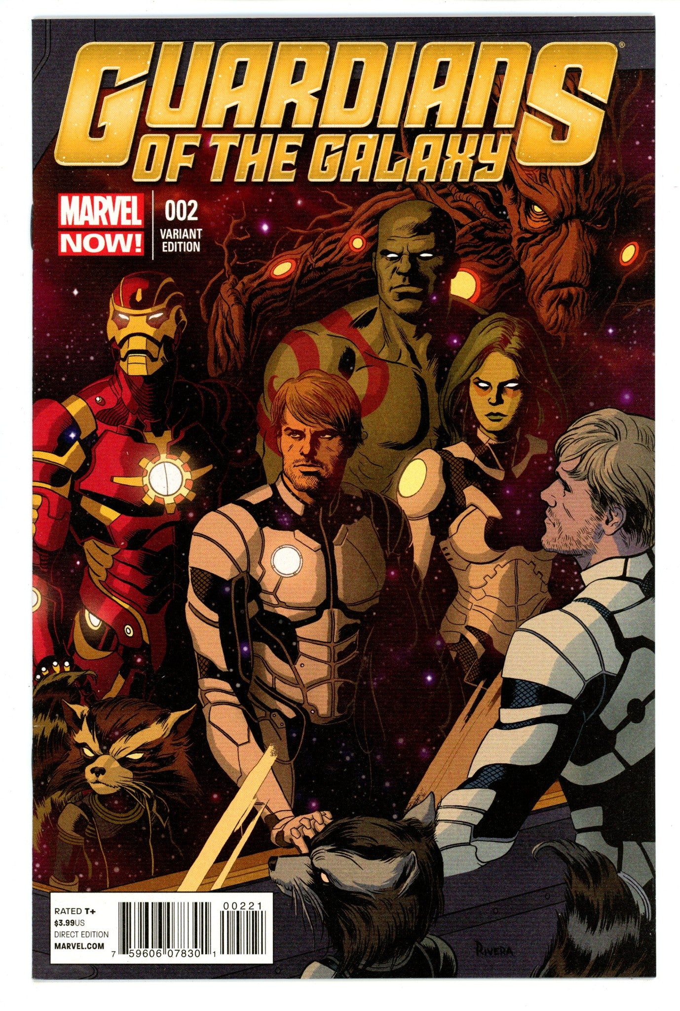 Guardians of the Galaxy Vol 3 2 High Grade (2013) Rivera Incentive Variant 