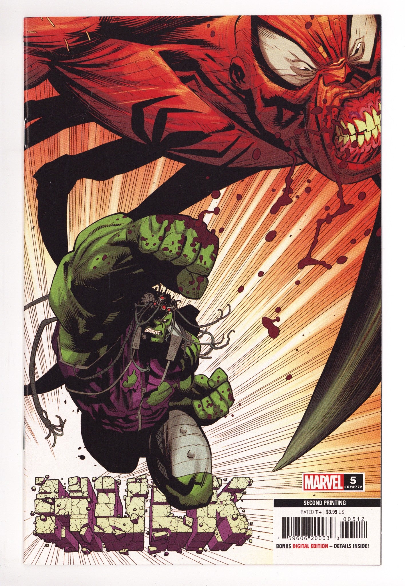 Hulk Vol 4 5 (772) High Grade (2022) 2nd Print 