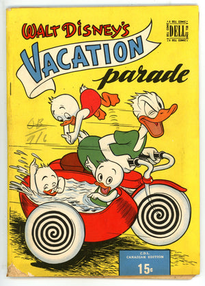 Walt Disney's Vacation Parade 2 GD/VG (3.0) (1950) Canadian Edition 