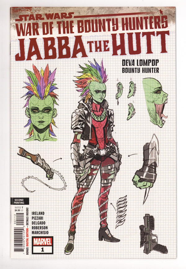 Star Wars: War of the Bounty Hunters - Jabba the Hutt 1 High Grade (2021) 2nd Print