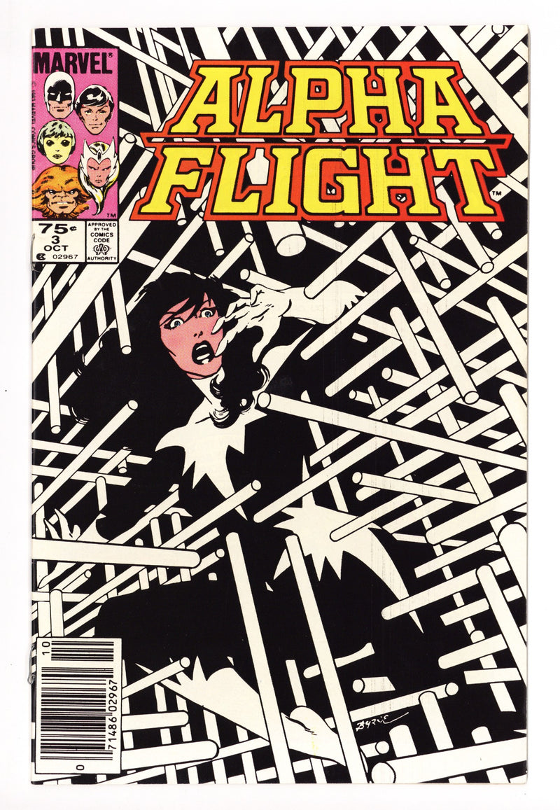Alpha Flight Vol 1 3 VF (8.0) (1983) Canadian Price Variant 