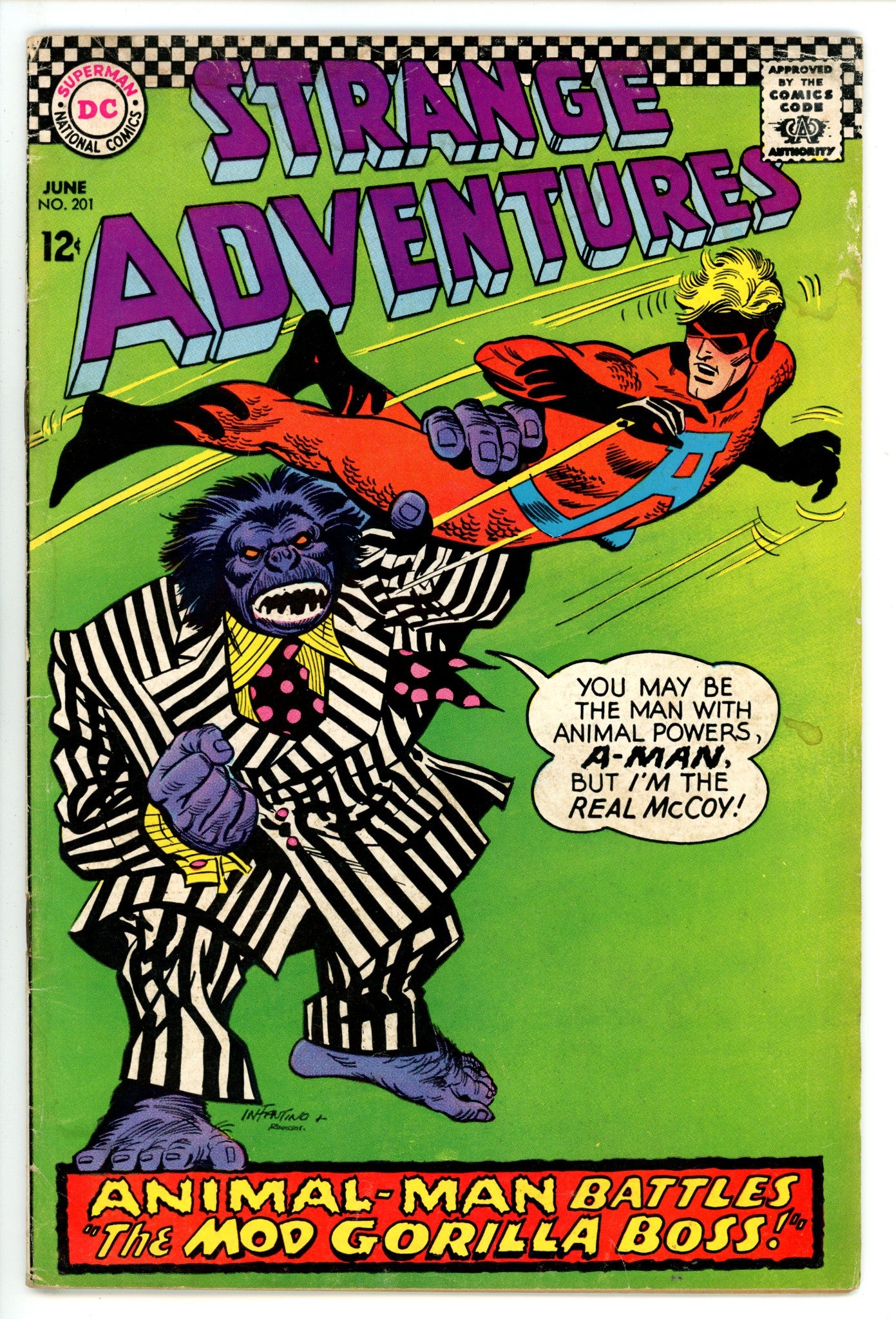 Strange Adventures Vol 1 201  GD/VG (3.0)   (1967)        