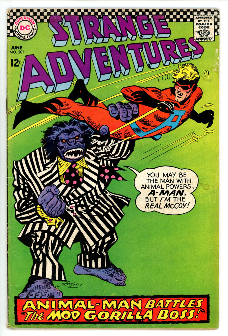 Strange Adventures Vol 1 201  GD/VG (3.0)   (1967)        