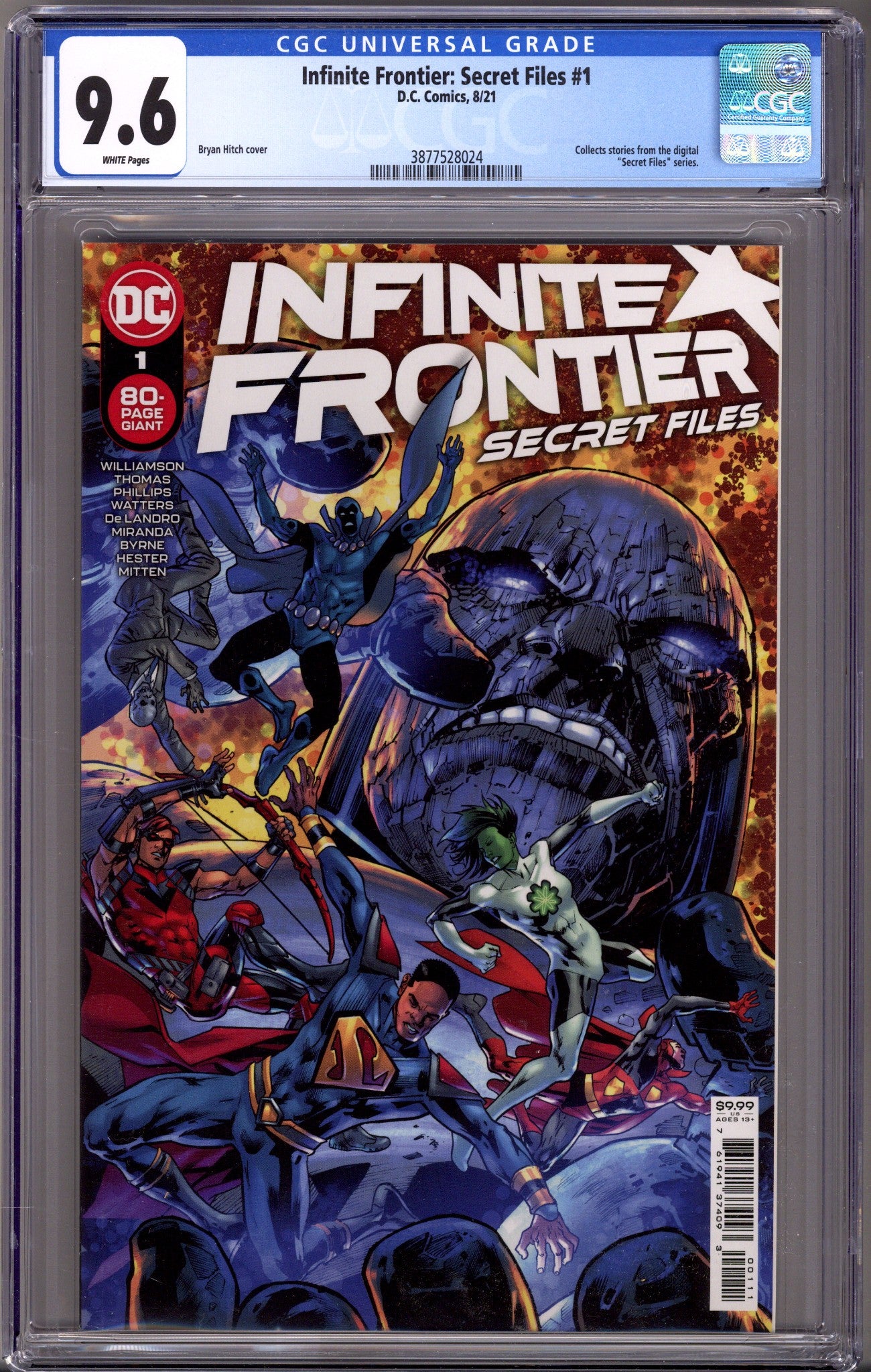 Infinite Frontier: Secret Files 1 CGC 9.6 (NM+) (2021) 