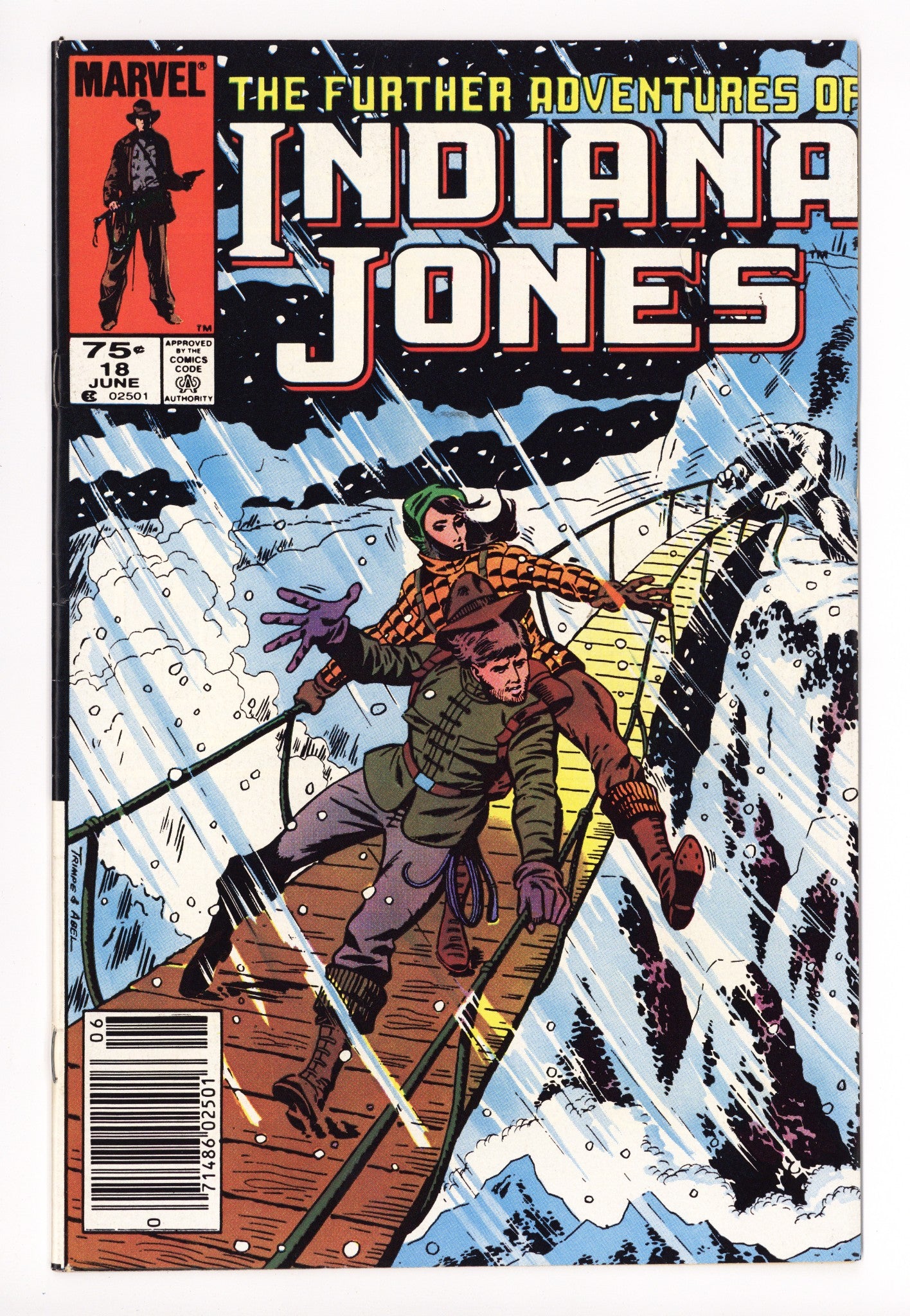 The Further Adventures of Indiana Jones 18 VF+ (8.5) (1984) Canadian Price Variant 