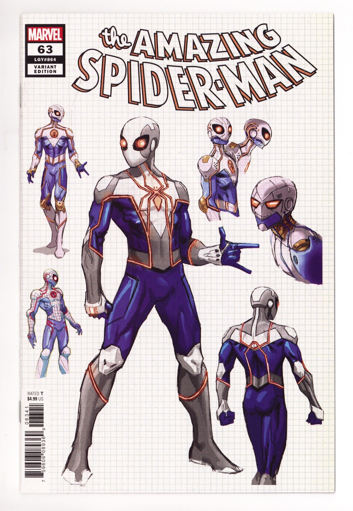 Amazing Spider-Man Vol 5 63 (864)  NM- (9.2)   (2021) Weaver Design   Incentive Variant  