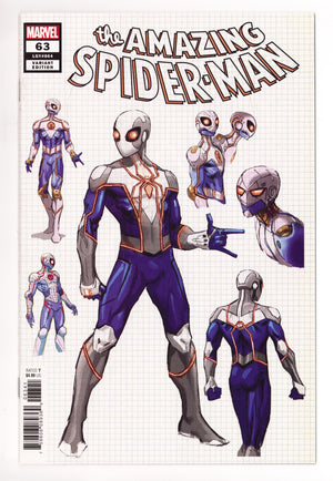 Amazing Spider-Man Vol 5 63 (864) NM- (9.2) (2021) Weaver Design Incentive Variant