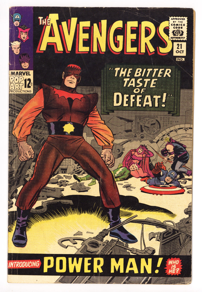 The Avengers Vol 1 21 VG (4.0) (1965) 