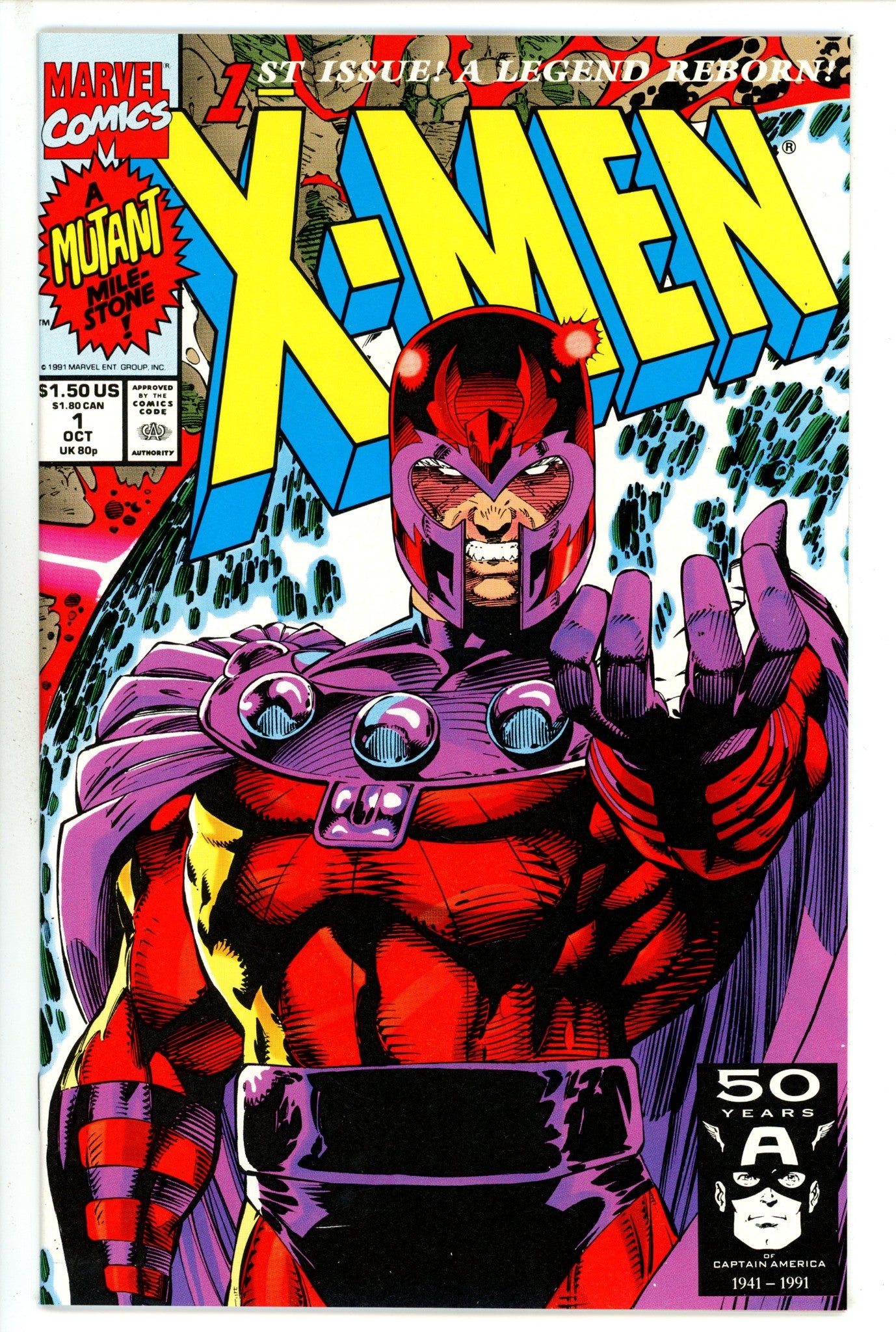 X-Men Vol 1 1 Magneto Variant NM- (1991)