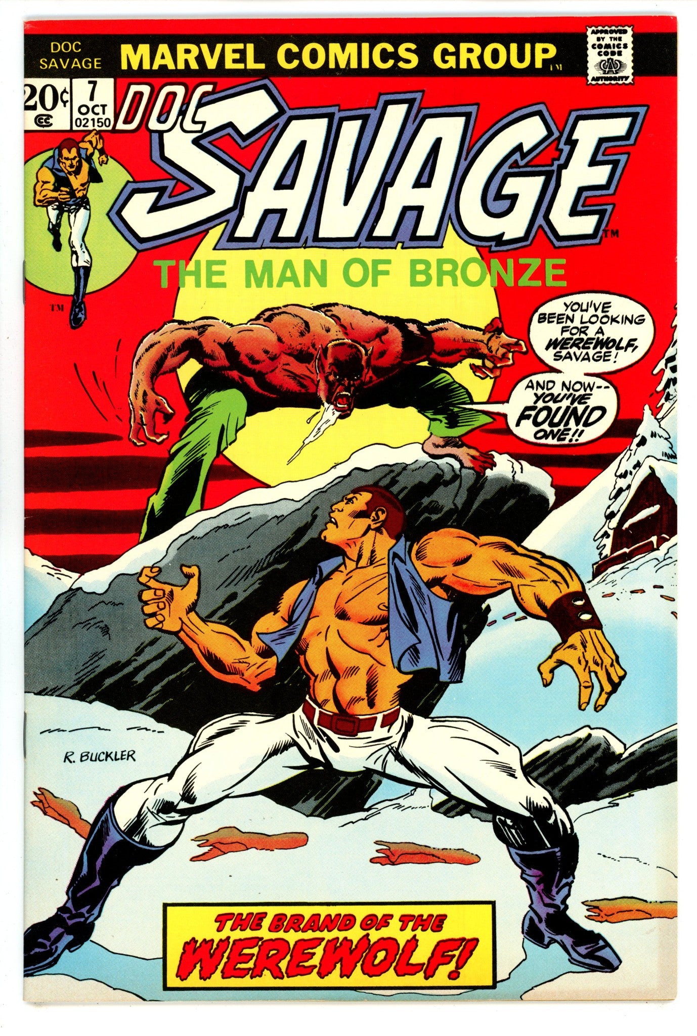 Doc Savage 7 VF+ (8.5) (1973) 