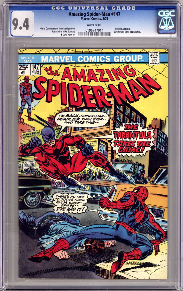 The Amazing Spider-Man Vol 1 147 CGC 9.4 (NM) (1975)