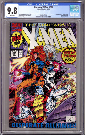 The Uncanny X-Men Vol 1 281 CGC 9.8 (NM/M) (1991)