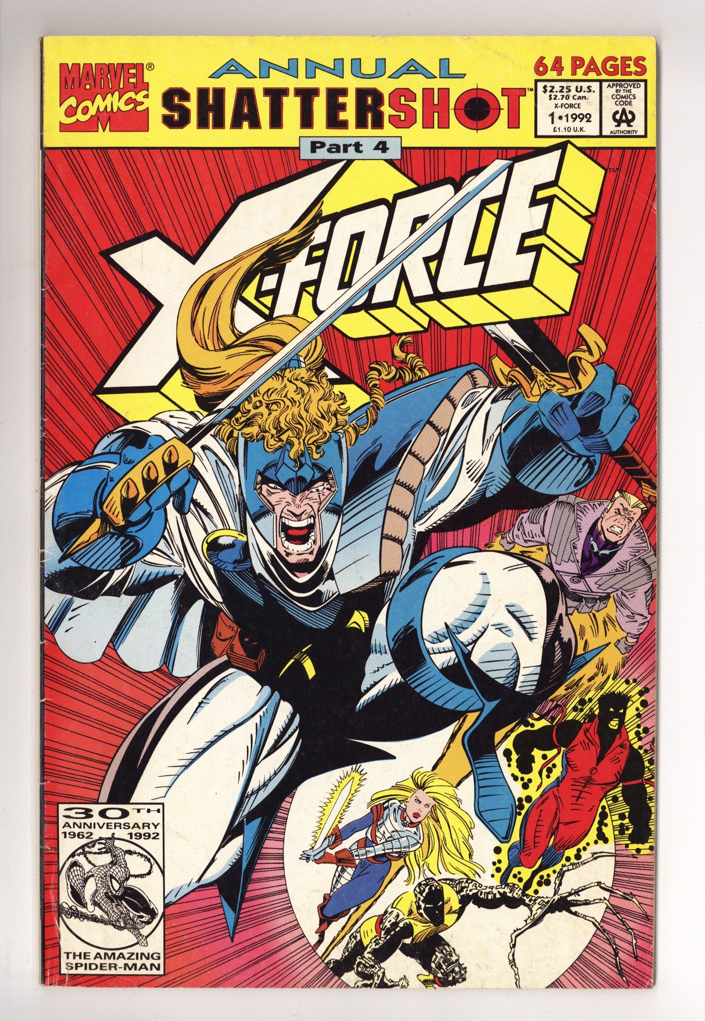 X-Force Annual Vol 1 1 Mid Grade (1992) 