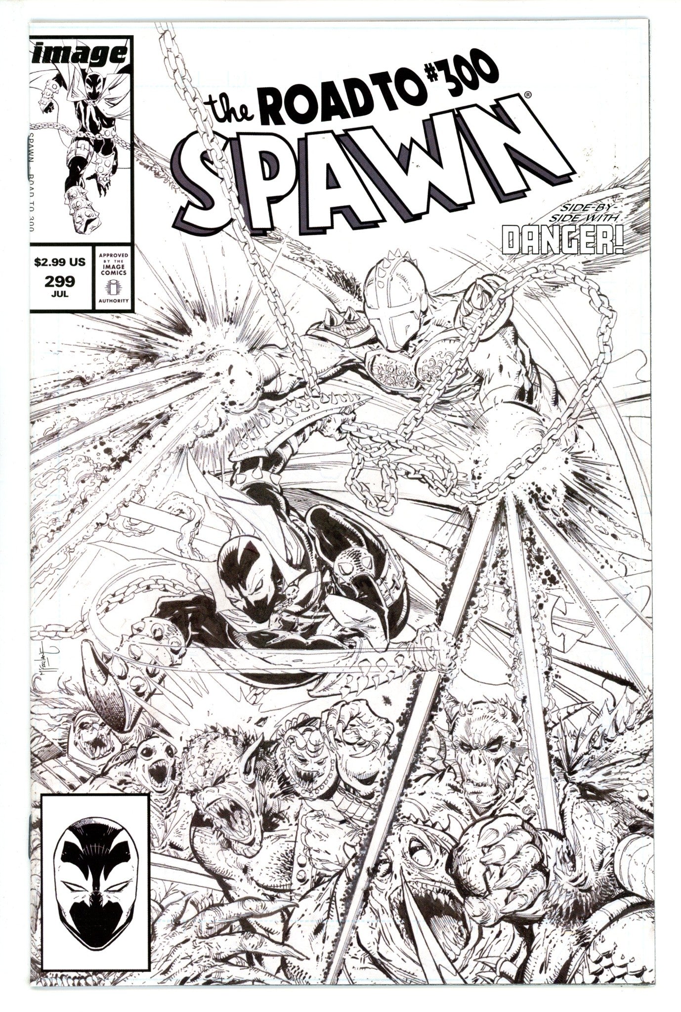 Spawn 299 Mcfarlane B&W Variant (2019)