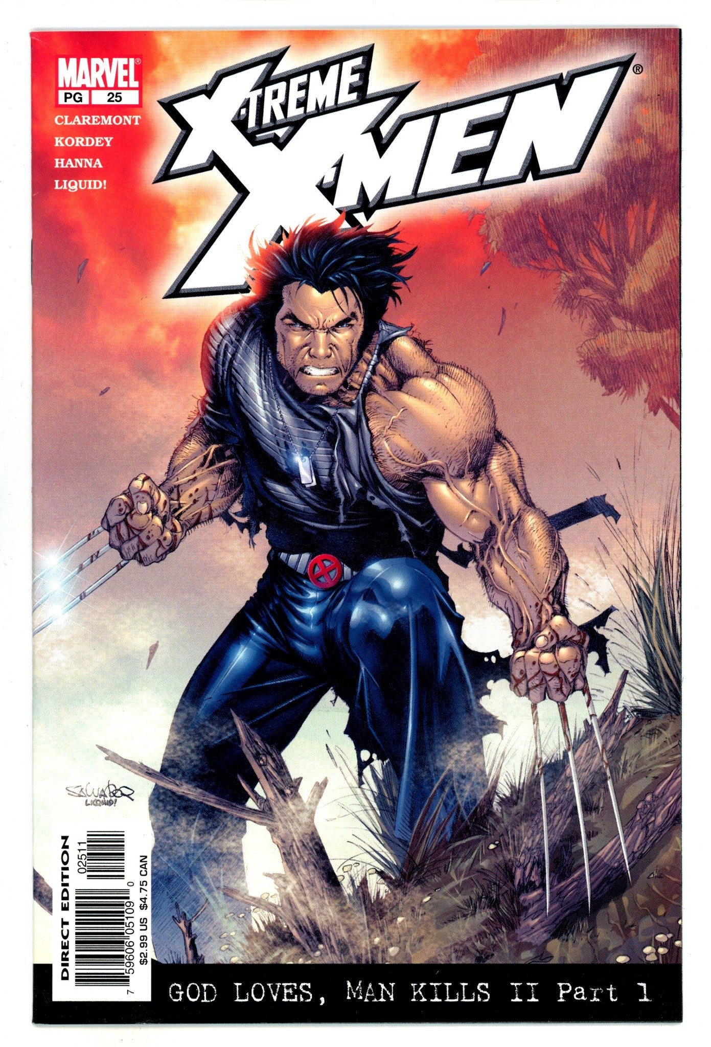 X-Treme X-Men Vol 1 25 High Grade (2003) 