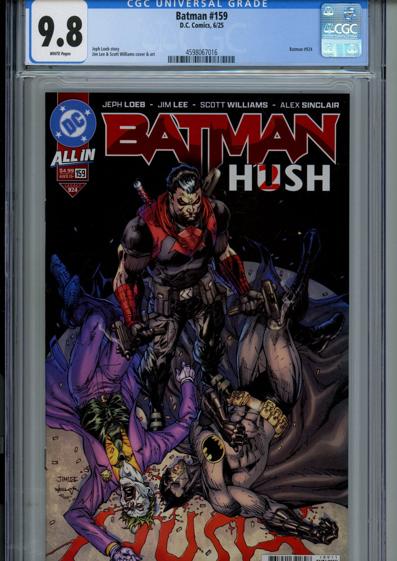 Batman Vol 3 159 CGC 9.8 (NM/M) (2025) 