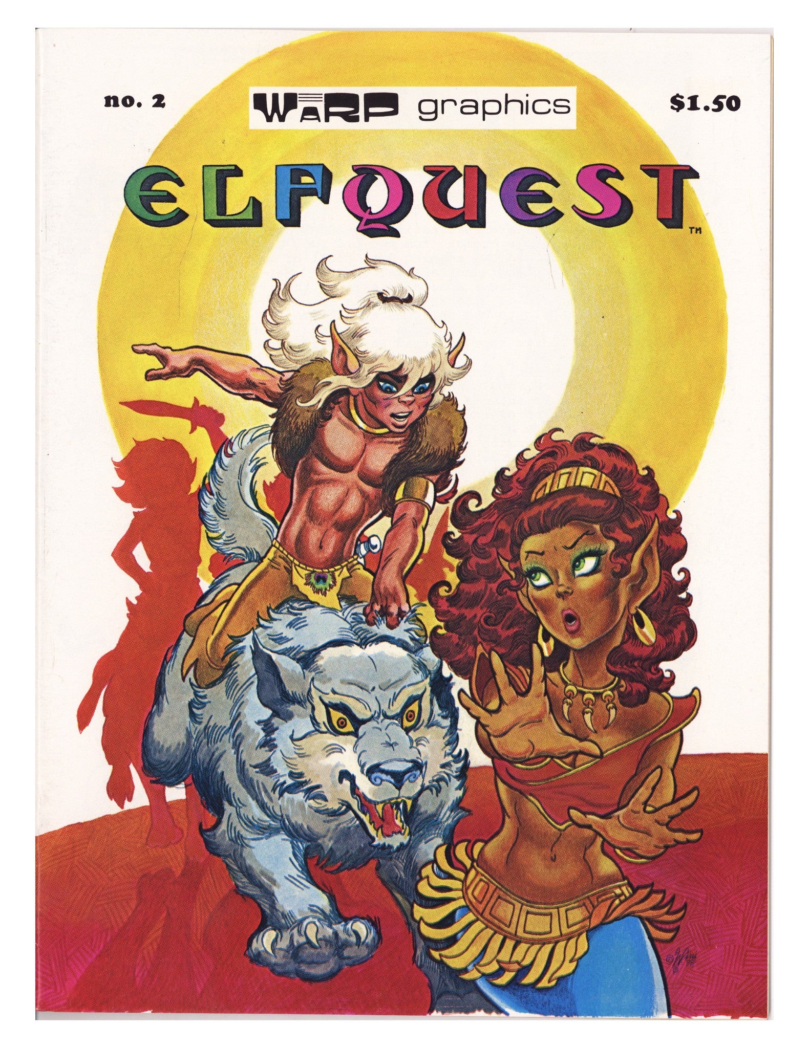 ElfQuest Vol 1 2 FN+ (6.5) (1980) 3rd Print 