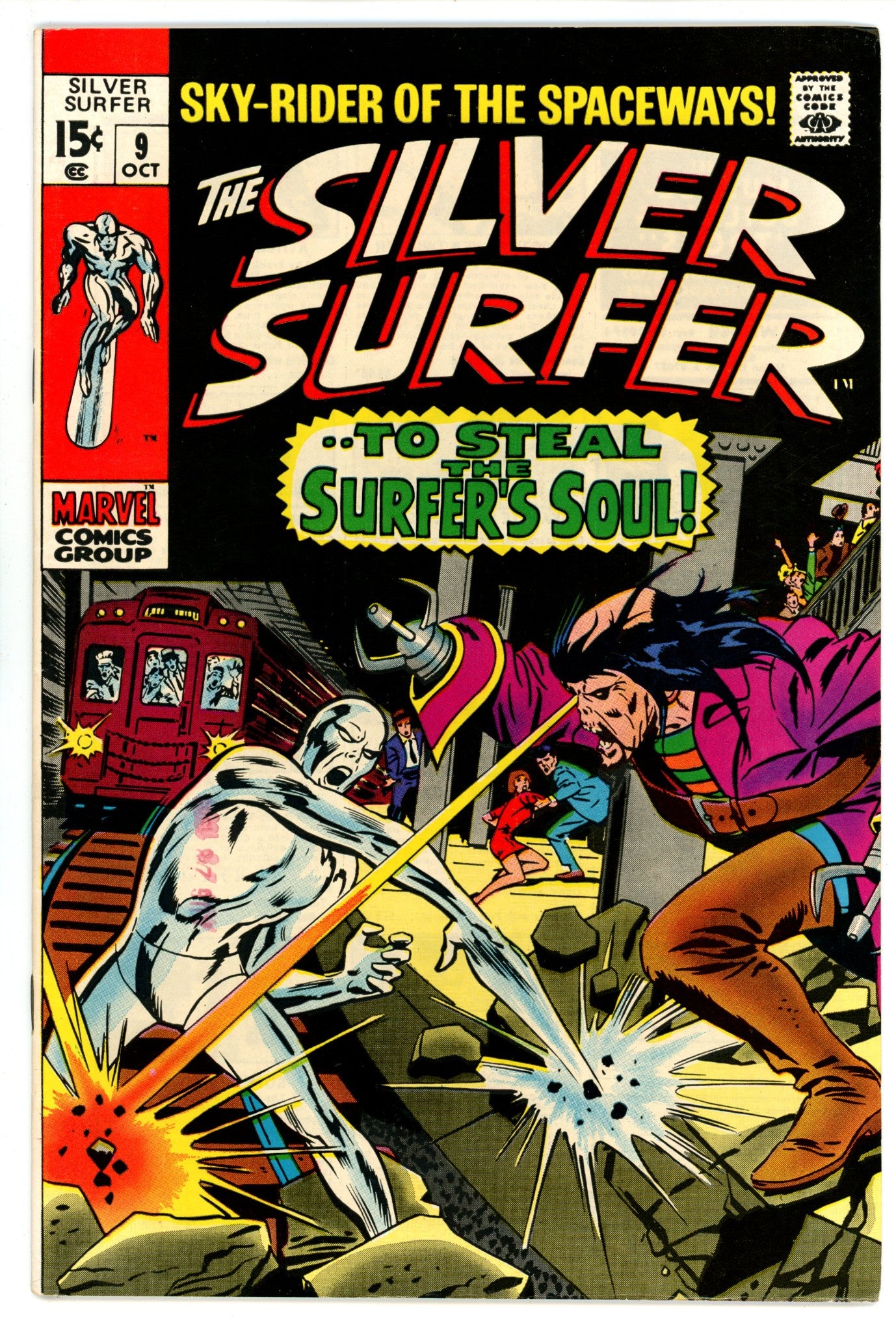 The Silver Surfer Vol 1 9 FN/VF (7.0) (1969) 