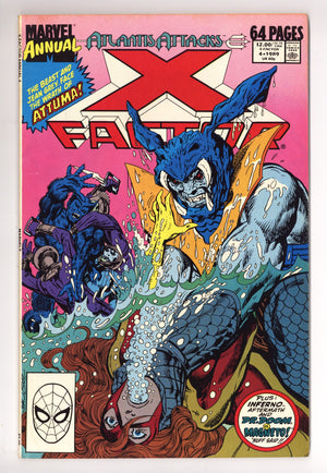 X-Factor Annual Vol 1 4  Mid Grade   (1989)