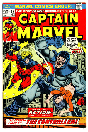 Captain Marvel Vol 1 30 VF- (7.5) (1974) 