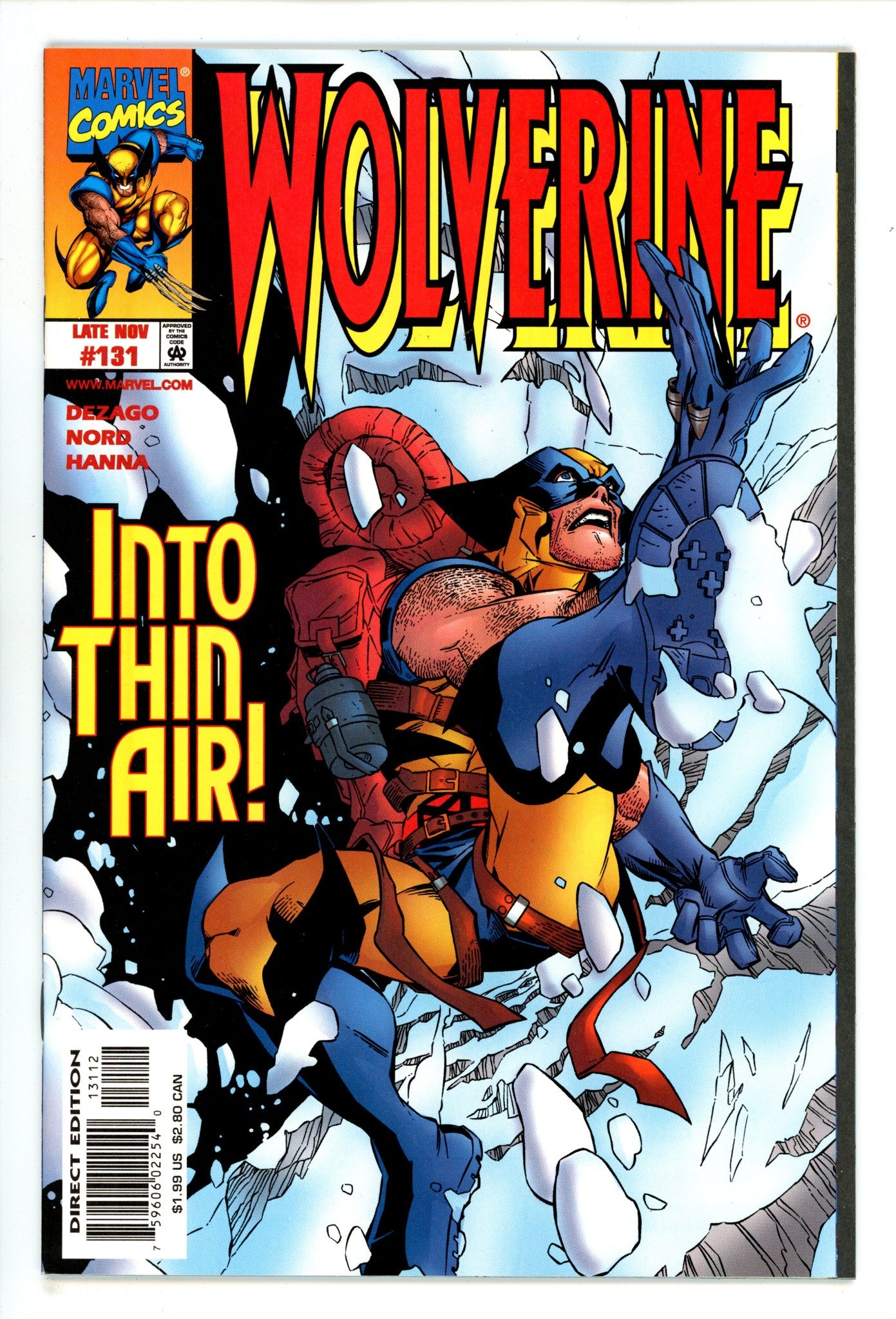 Wolverine Vol 2 131 High Grade Corrected (1998) 