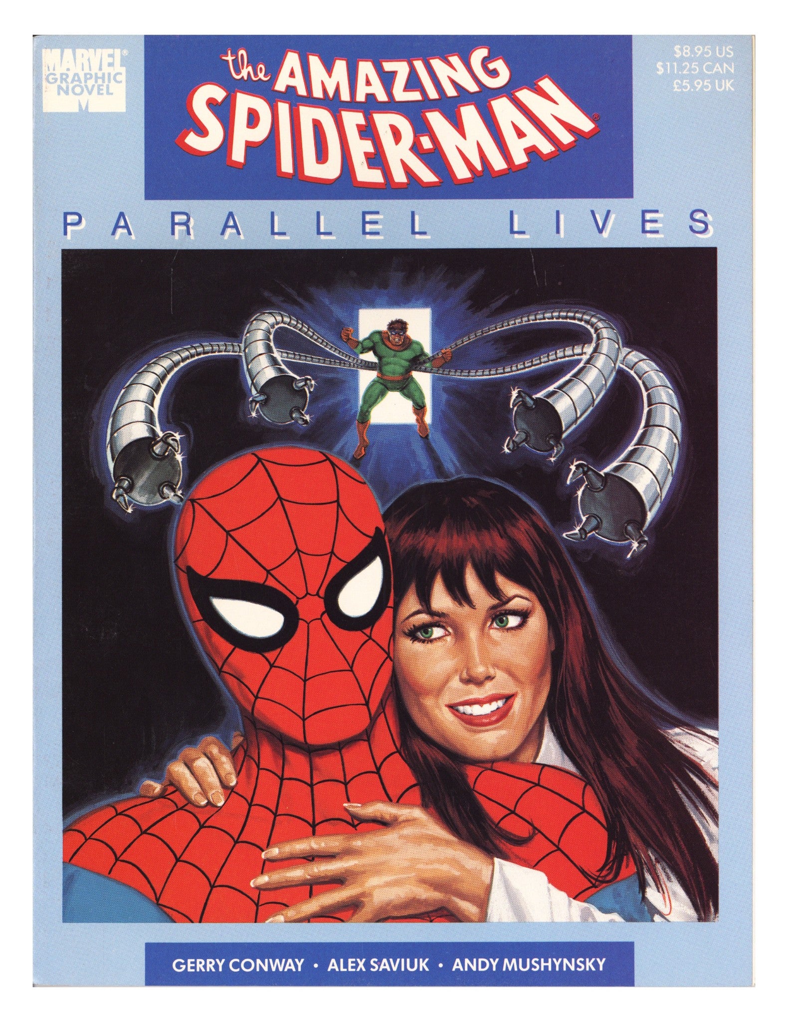 Marvel Graphic Novel 46 Mid Grade Amazing Spider-Man Parallel Lives (1989) 