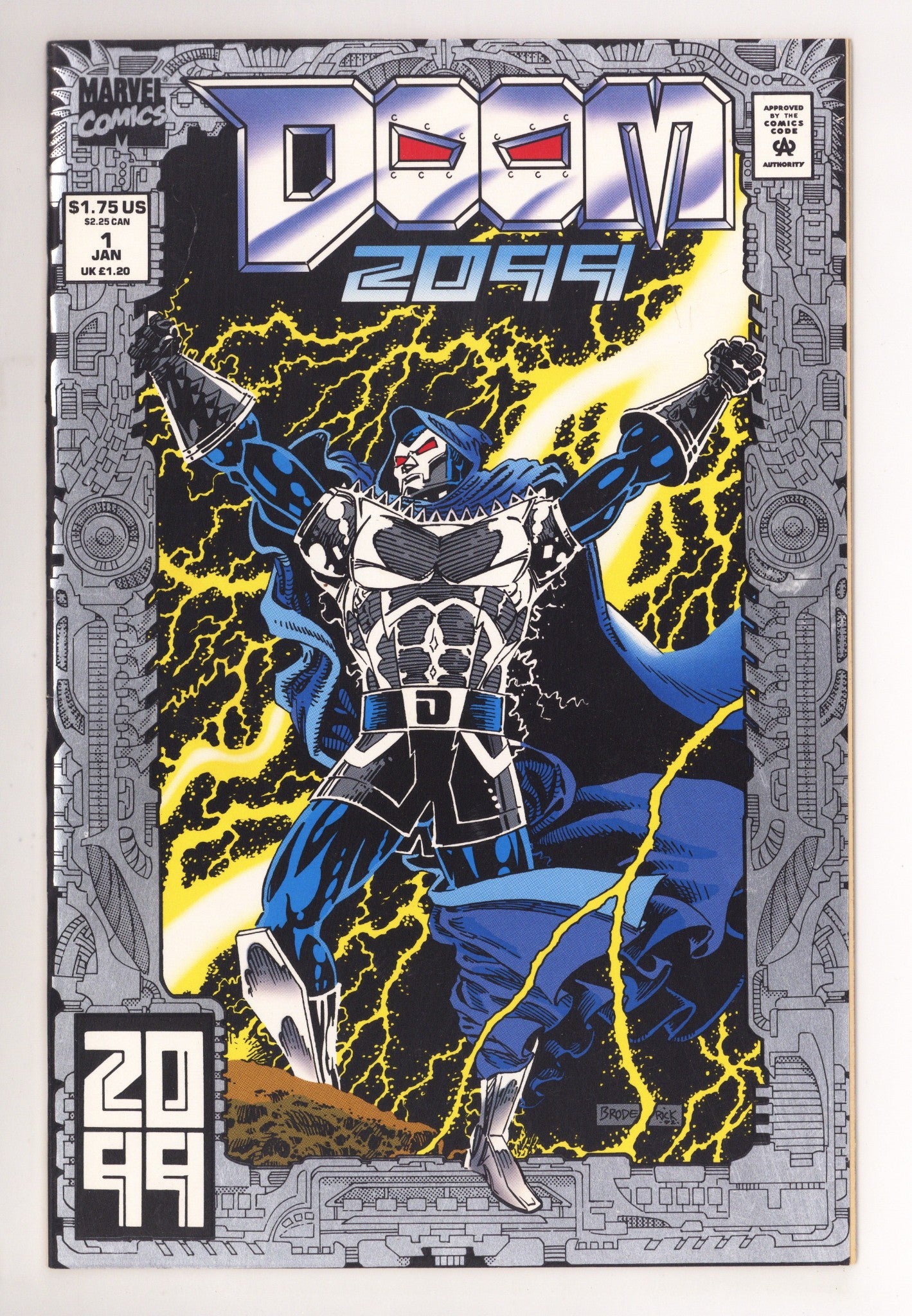 Doom 2099 Vol 1 1 Mid Grade (1993) 