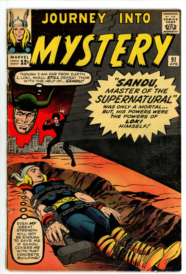 Journey into Mystery Vol 1 91 GD/VG (3.0) (1963)