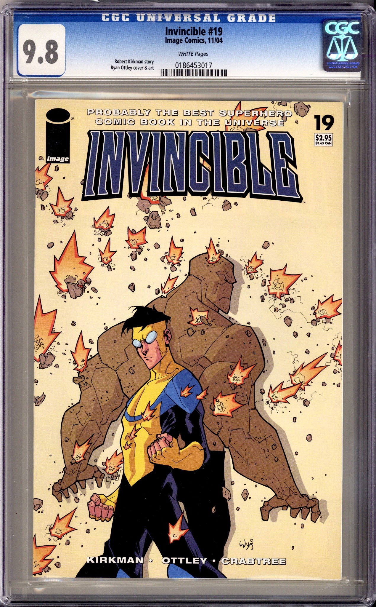 Invincible 19 CGC 9.8 (NM/M) Old Case (2004) 