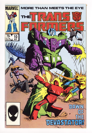 The Transformers 10 VF- (7.5) (1985)
