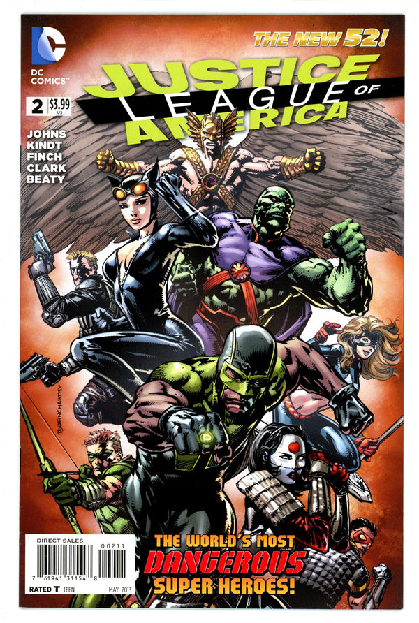 Justice League of America Vol 3 2 Mid Grade (2013)