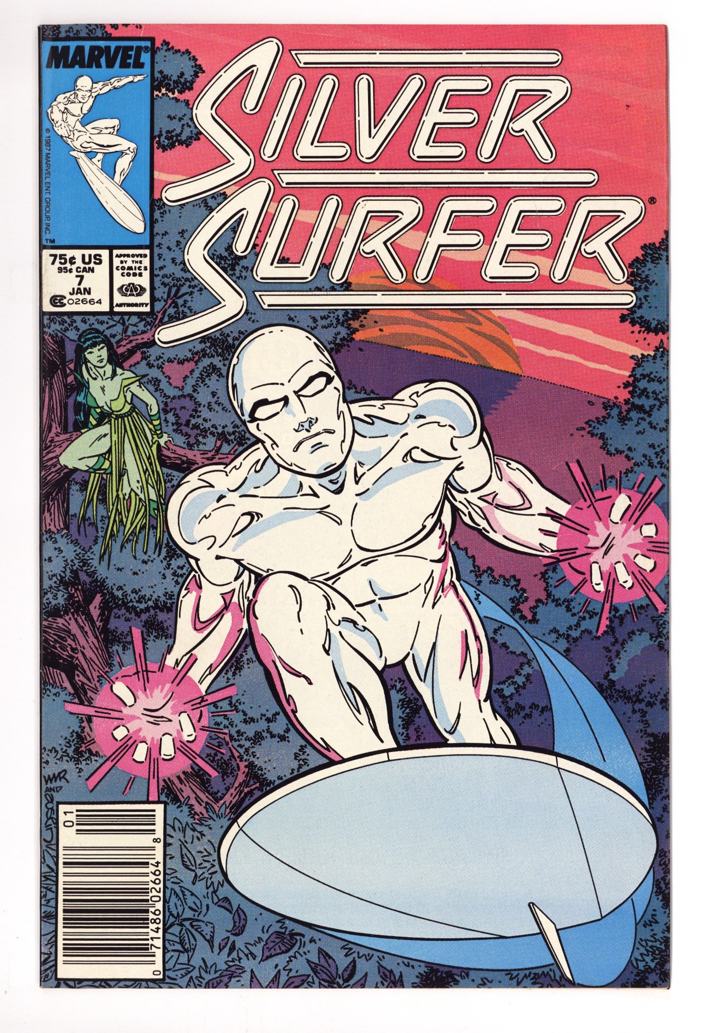 Silver Surfer Vol 3 7 High Grade (1988) Newsstand 