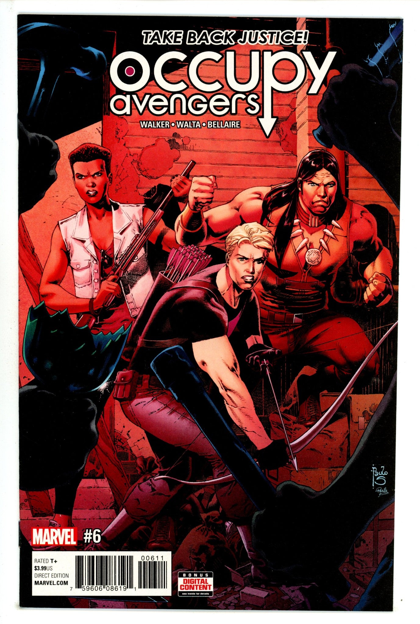 Occupy Avengers Vol 1 6 High Grade (2017) 