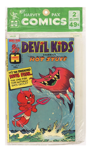 Harvey Pax Comics 2 Pack HPS-24 New, Sealed (1974)