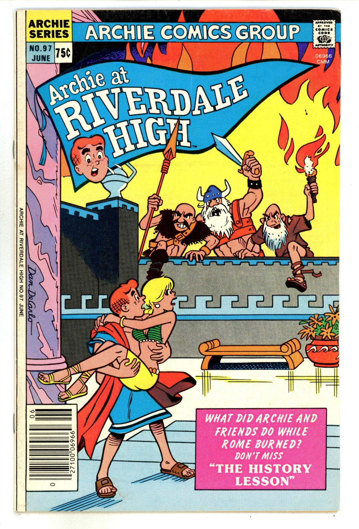 Archie at Riverdale High 97 Low Grade (1984) Canadian Price Variant 