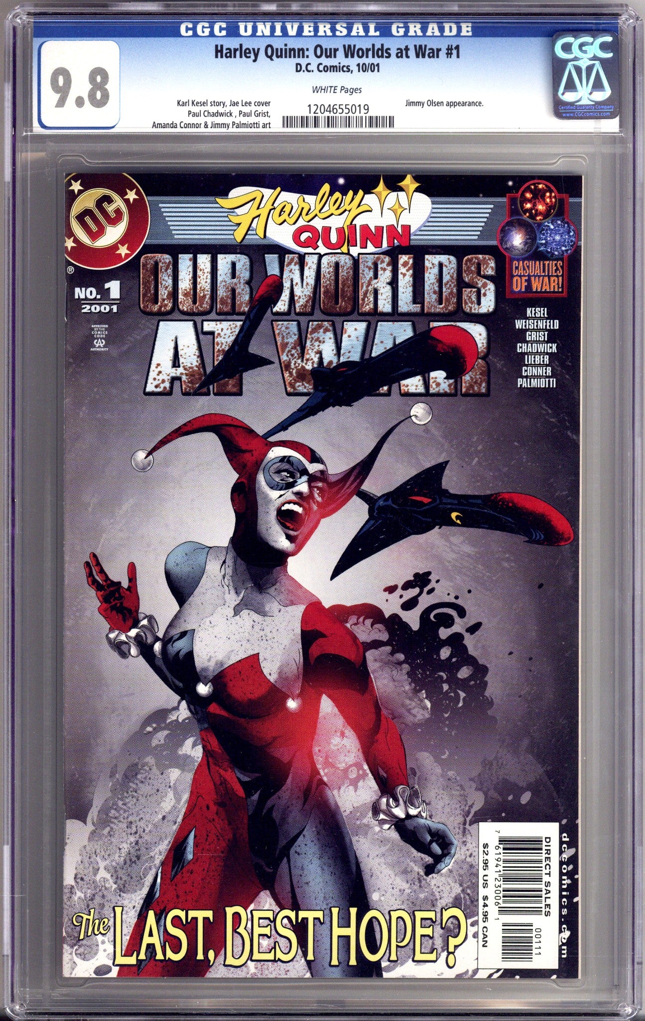 Harley Quinn: Our Worlds At War   1 CGC 9.8 (NM/M)   (2001)        