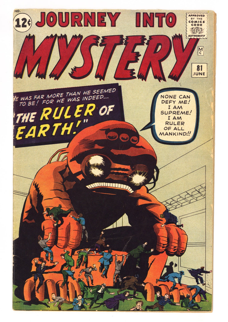 Journey into Mystery Vol 1 81 VG+ (4.5) (1962) 