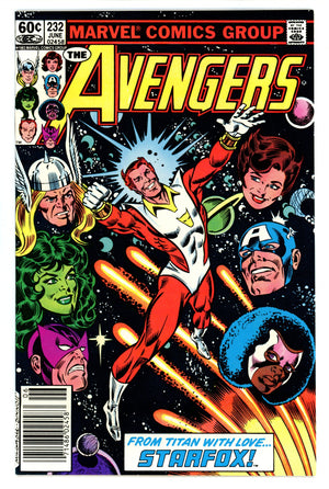 The Avengers Vol 1 232 NM- (9.2) (1983) Newsstand