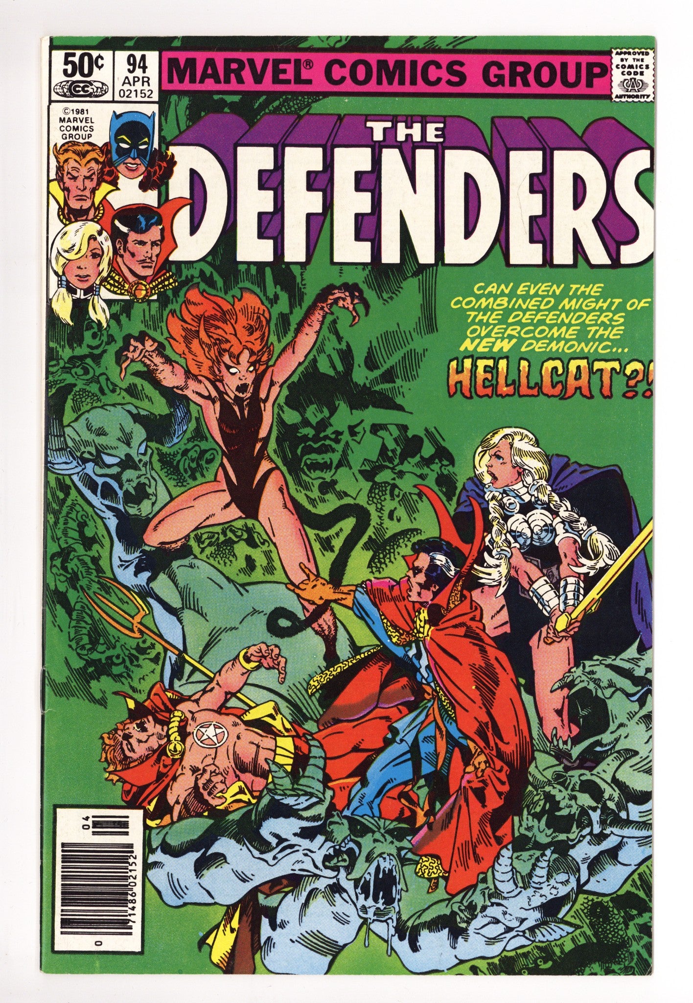 The Defenders Vol 1 94 Mid Grade (1981) Newsstand 