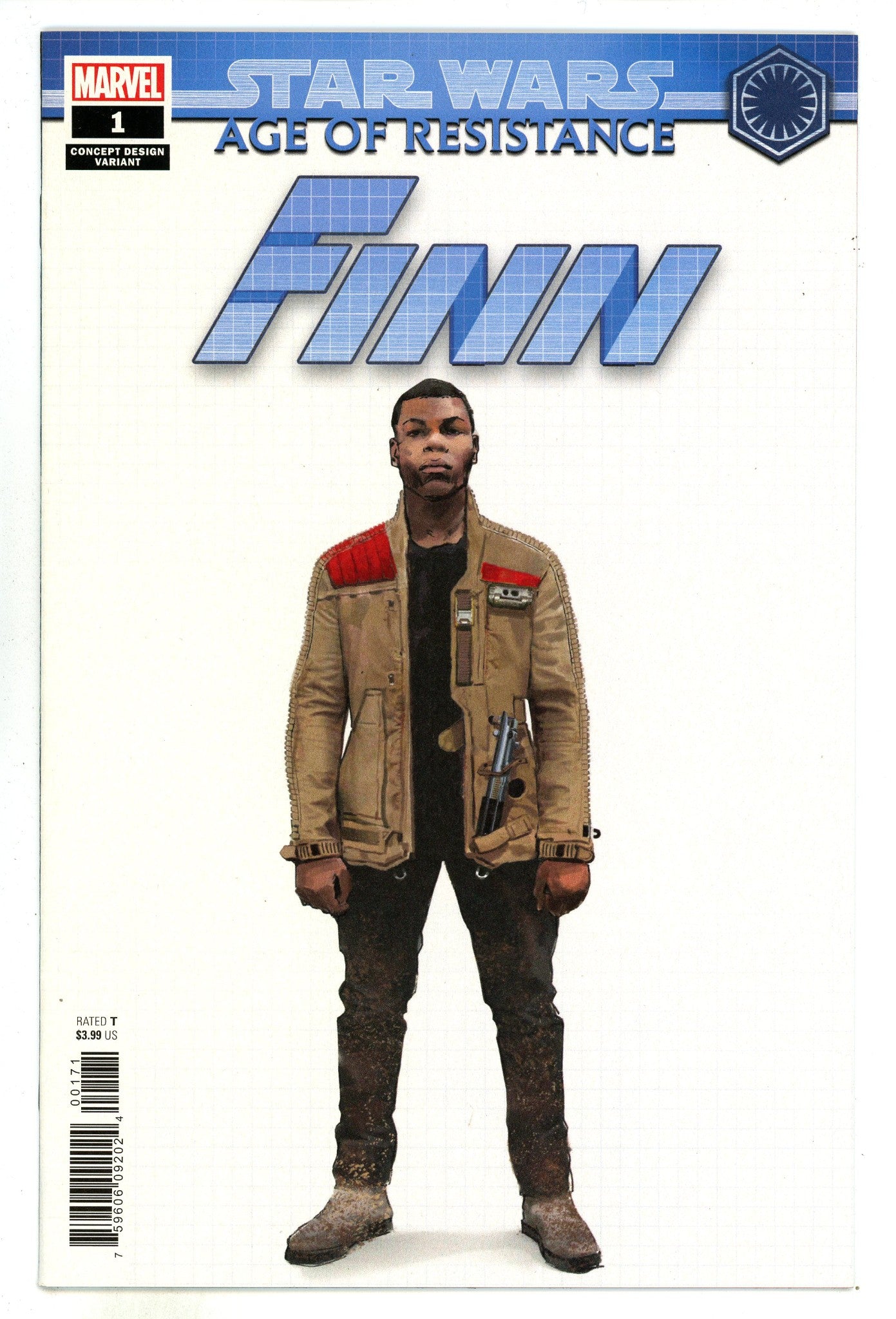 Star Wars: Age of Resistance - Finn 1 High Grade (2019) Dillon Design Variant 